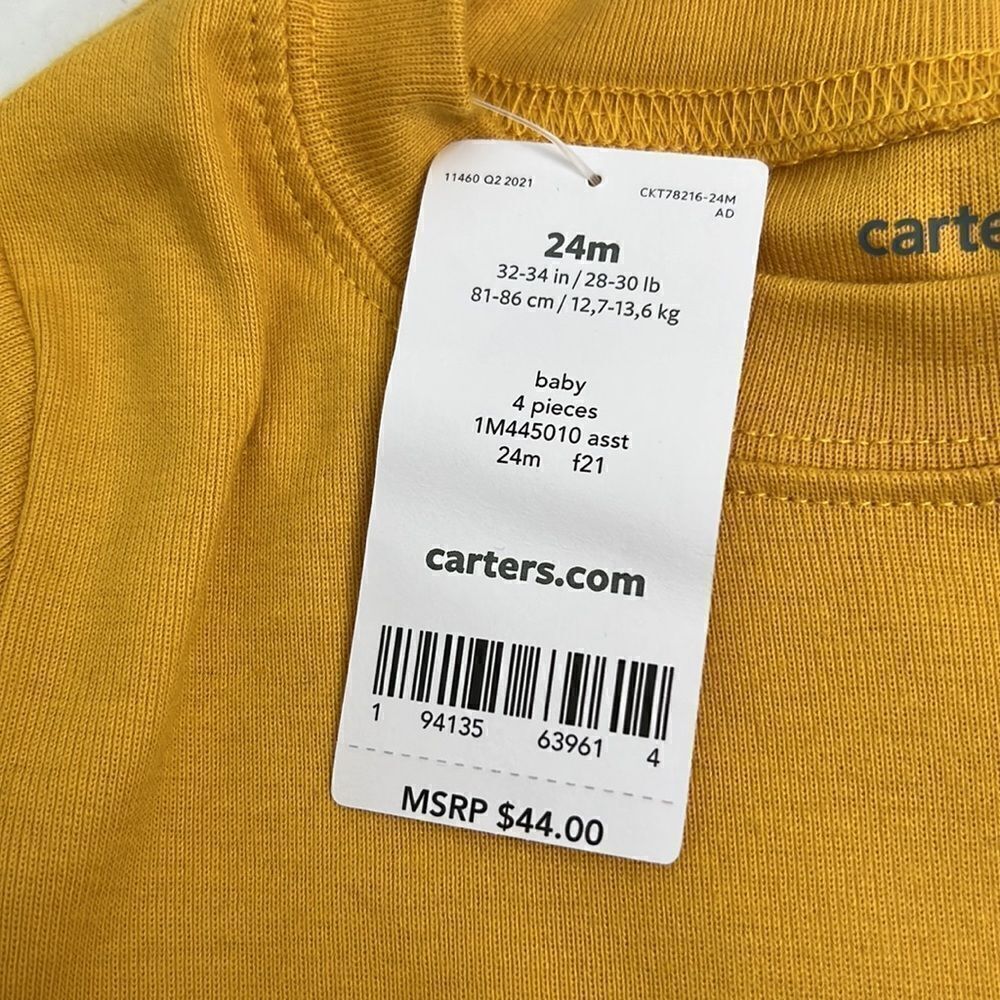Carter’s “Mom digs me “ Excavator 2 piece outfit size 24 mos/2T NWT - Picture 8 of 11